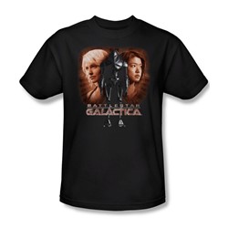 Battlestar Galactica - Created By Man Adult T-Shirt In Black