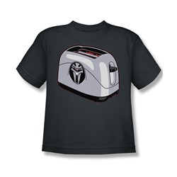 Battlestar Galactica - Toaster Big Boys T-Shirt In Charcoal