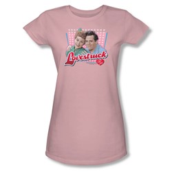 I Love Lucy - Lovestruck Juniors / Girls T-Shirt In Pink