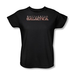 Battlestar Galactica - Bsg Logo Womens T-Shirt In Black