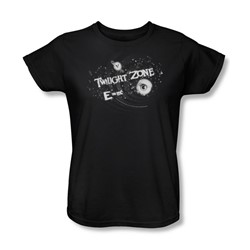 Cbs - Twilight Zone / Another Dimension Womens T-Shirt In Black
