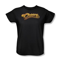 Cbs - Cheers / Cheers Logo Womens T-Shirt In Black