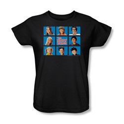 Cbs - Brady Bunch / Framed Womens T-Shirt In Black