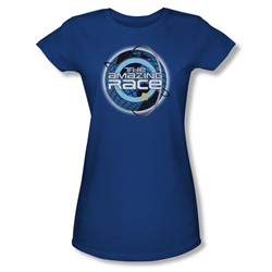 Cbs - The Amazing Race / Around The Globe Juniors T-Shirt In Royal Blue