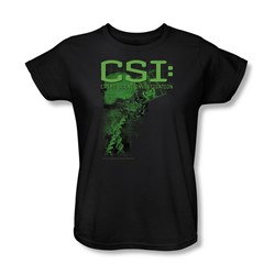 Cbs - Csi / Csi Evidence Womens T-Shirt In Black