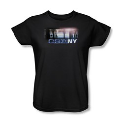 Cbs - Csi / New York Subway Womens T-Shirt In Black