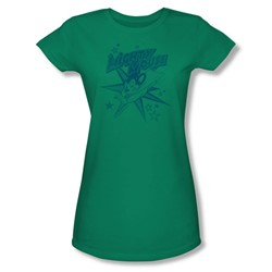 Cbs - Mighty Mouse / Mighty Mouse Juniors T-Shirt In Kelly Green
