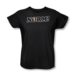 Cbs - Cheers / Norm! Womens T-Shirt In Black