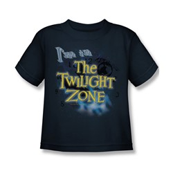 Cbs - Twilight Zone / I'M In The Twilight Zone Little Boys T-Shirt In Navy