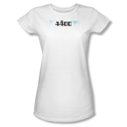Cbs - The 4400 / The 4400 Logo Juniors T-Shirt In White