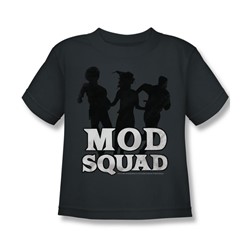Cbs - Mod Squad / Mod Squad Simple Run Little Boys T-Shirt In Charcoal