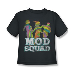 Cbs - Mod Squad / Mod Squad Run Groovy Little Boys T-Shirt In Charcoal