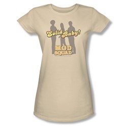 Cbs - Mod Squad / Solid Mod Juniors T-Shirt In Cream