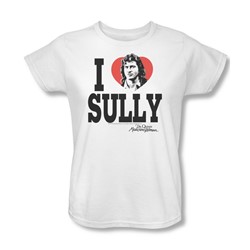 Cbs - Dr. Quinn / I Heart Sully Womens T-Shirt In White