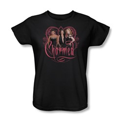 Cbs - Charmed / Charmed Girls Womens T-Shirt In Black
