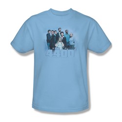 Cbs - The 4400 / By The Lake Adult T-Shirt In Light Blue