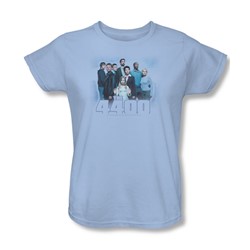 Cbs - The 4400 / By The Lake Womens T-Shirt In Light Blue