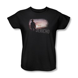 Cbs - Jericho / Mushroom Cloud Womens T-Shirt In Black