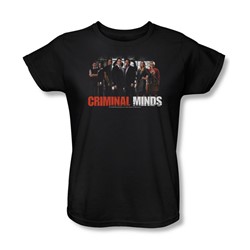 Cbs - Criminal Minds / The Brain Trust Womens T-Shirt In Black