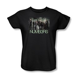 Cbs - Numbers / Numbers Cast Womens T-Shirt In Black