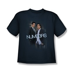 Cbs - Numbers / Don & Charlie Big Boys T-Shirt In Navy