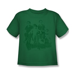 Cbs - Little Rascals / The Gang Little Boys T-Shirt In Kelly Green