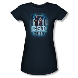 Cbs - Csi / Serious Business Juniors T-Shirt In Navy