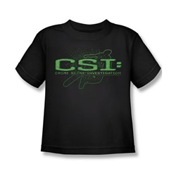 Cbs - Csi / Csi Sketchy Shadow Little Boys T-Shirt In Black