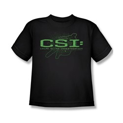 Cbs - Csi / Csi Sketchy Shadow Big Boys T-Shirt In Black