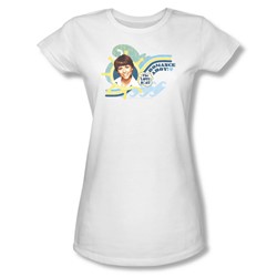 Cbs - Love Boat / Romance Ahoy Juniors T-Shirt In White
