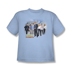 Cbs - Csi / Miami Cast Big Boys T-Shirt In Light Blue