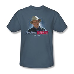Cbs - Ncis / Just Ducky Adult T-Shirt In Slate