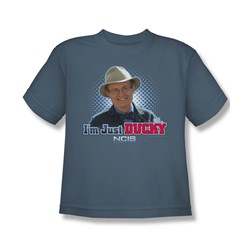 Cbs - Ncis / Just Ducky Big Boys T-Shirt In Slate
