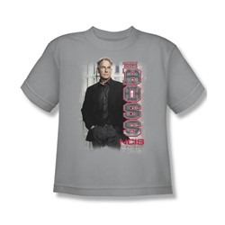 Cbs - Ncis / The Boss Big Boys T-Shirt In Silver