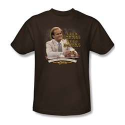 Cbs - Cheers / Shrink Drinking Adult T-Shirt In Coffee