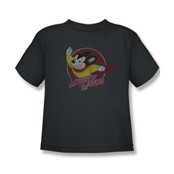 Cbs - Mighty Circle Little Boys T-Shirt In Charcoal