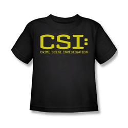 Cbs - Csi Logo Little Boys T-Shirt In Black