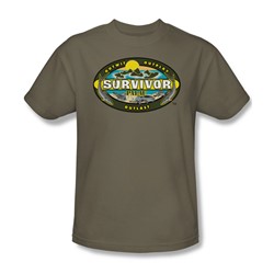 Cbs - Palau Adult T-Shirt In Safari Green