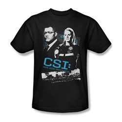 Cbs - Investigate This Adult T-Shirt In Black