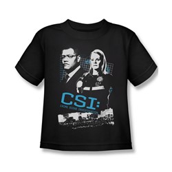 Cbs - Investigate This Little Boys T-Shirt In Black