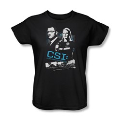 Cbs - Investigate This Womens T-Shirt In Black