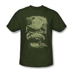 The Dark Crystal - Aughra Adult T-Shirt In Military Green