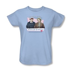 I Love Lucy - Friends Forever Womens T-Shirt In Light Blue