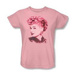I Love Lucy - Beautiful Womens T-Shirt In Pink