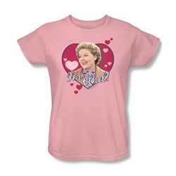 I Love Lucy - I'M Ethel Womens T-Shirt In Pink