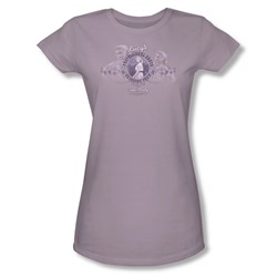 I Love Lucy - Grape Crushing Juniors T-Shirt In Lilac