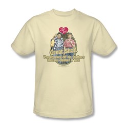 I Love Lucy - Great Shot! Adult T-Shirt In Cream