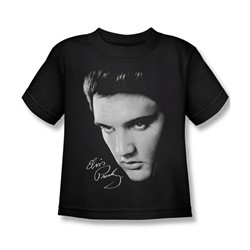 Elvis - Face Little Boys T-Shirt In Black