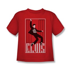 Elvis - One Jailhouse Little Boys T-Shirt In Red