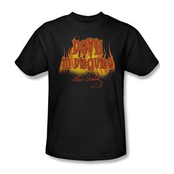 Elvis - Devil In Disguise Adult T-Shirt In Black